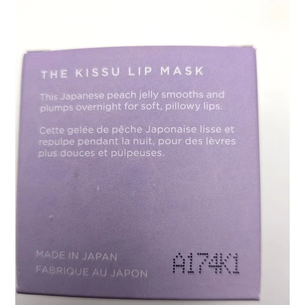 TATCHA The Kissu Lip Mask 9g 0.32 oz Overnight Peach Jelly Treatment NEW
